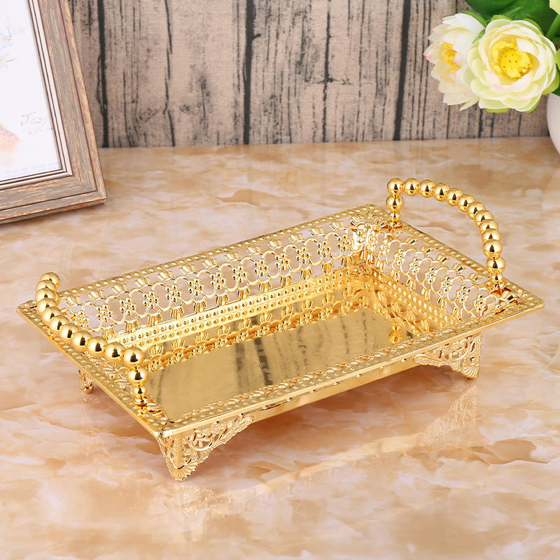 New Wholesale Wedding Home Decoration Metal Fruit Plate