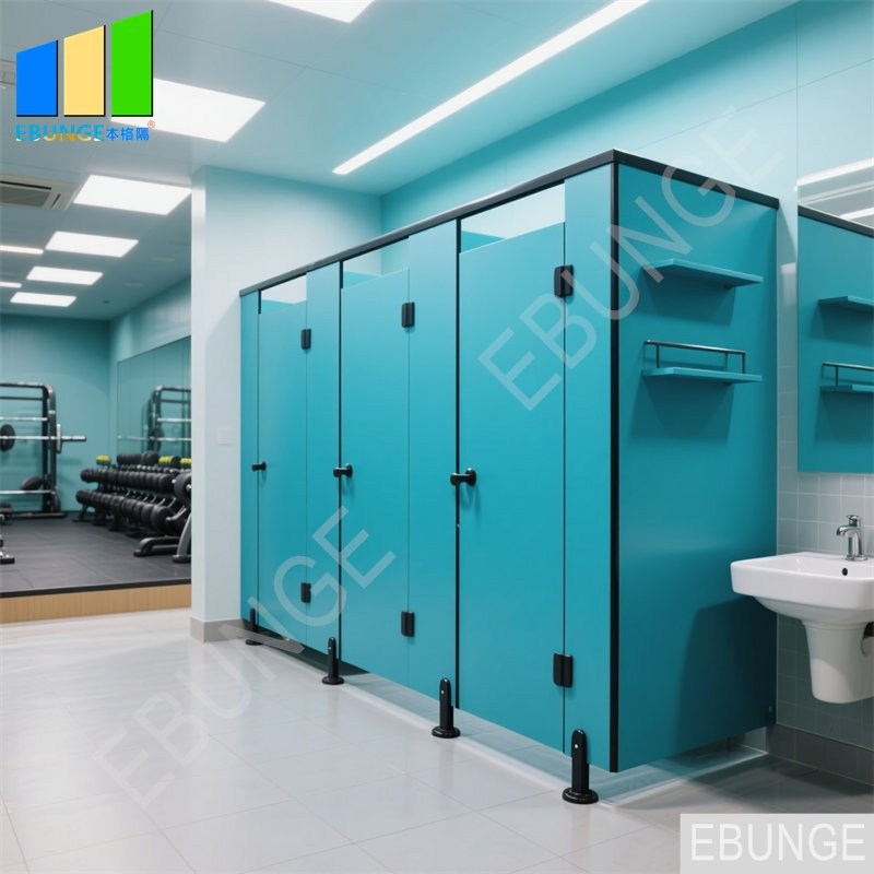 Toilet Cubicle System for Bathroom Shower Room & Hospital Toilet Partition Stalls