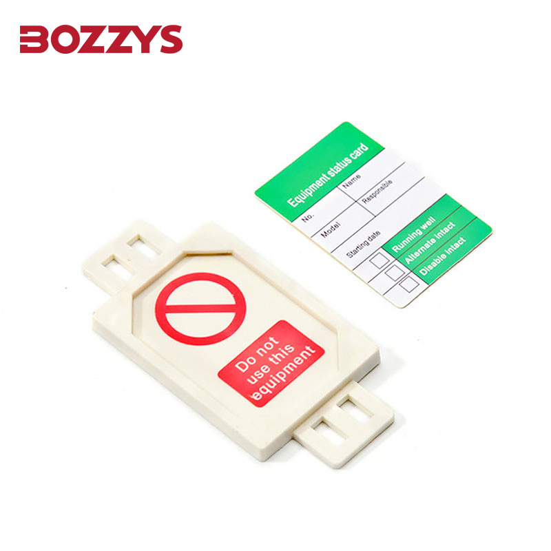 Boshi Customized ABS Material Scaffolding Lockout Label Tagout