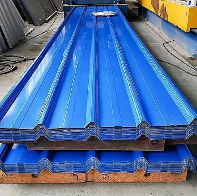 Color Coated Trapezoidal Panel Roofing Sheet with Anti-Corrosion Finish