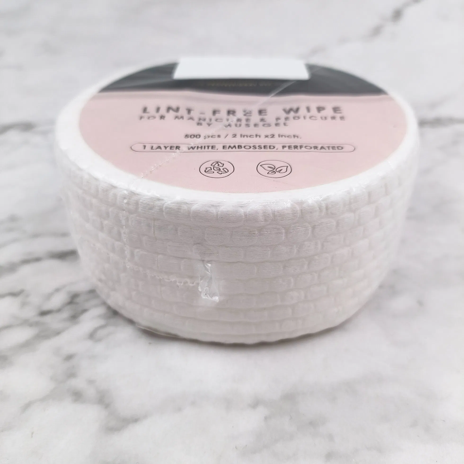 Professional Manicure Essentials Roll of Seamless Line Free Wipes for Flawless Nail Prep Polish Removal
