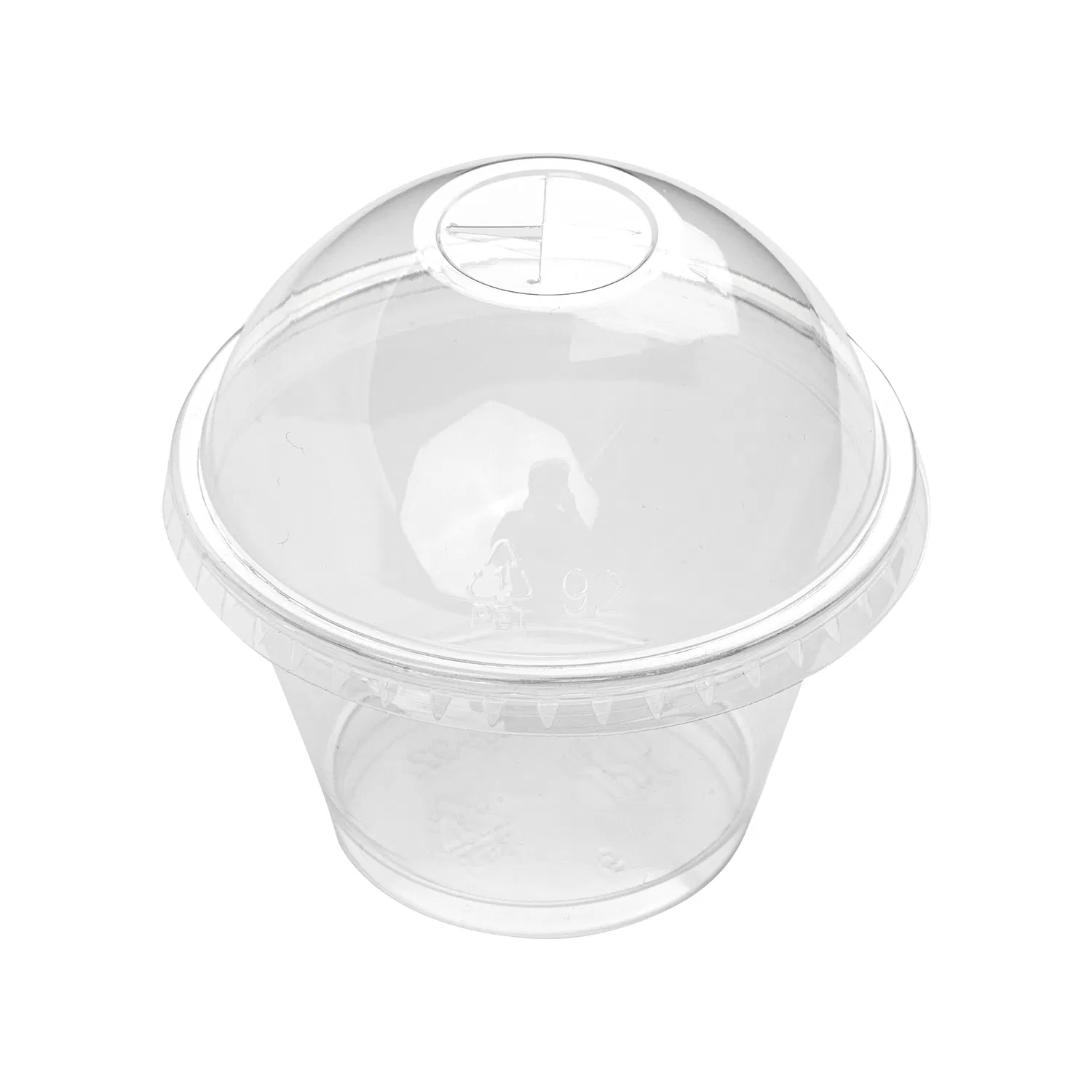 Одноразовые пластиковые стаканы с крышкой для мороженого и кофе