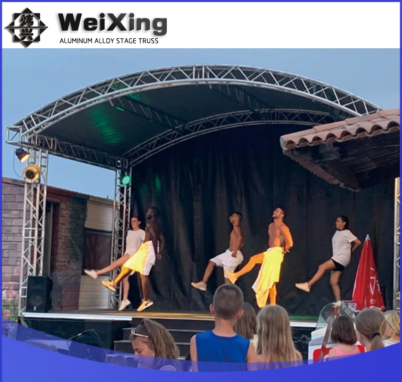 Aluminum Stage Modular LED Display Frame Truss System Outdoor Portable Exhibition Concert Events Wedding Stage Lighting Show for Sale
