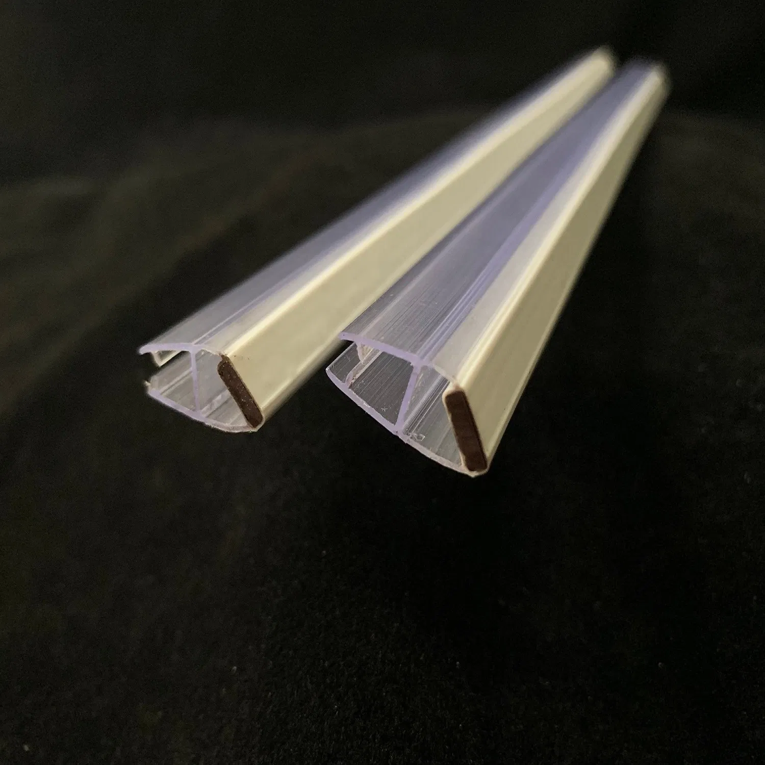 Factory Price PVC Shower Door Seal Extrusion Plastic Profile Magnetic Plastic Profile