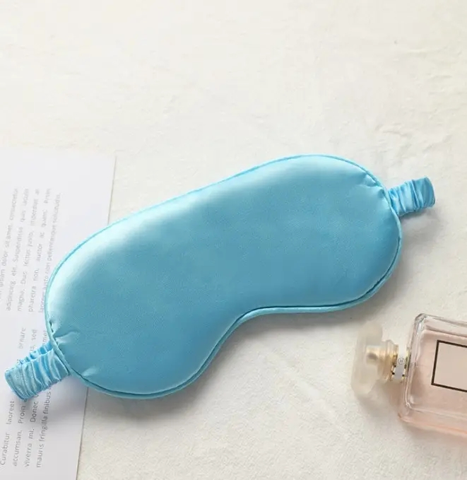 New Design Double Sided Satin Silk Sleeping Eye Mask