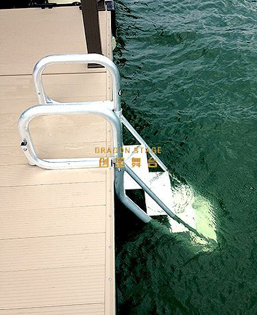 Marine Boat Ladders Pool 4 Steps Attic Ladder Swim Aluminum Boat Ladder