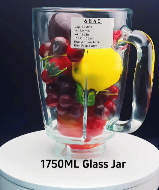 High-Strength Borosilicate Glass Blender Container for Long-Lasting Daily Use