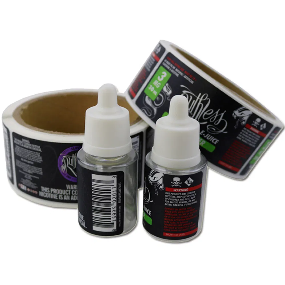 Adhesive Printing Service Paper/Pet/PP Various Material Labels for Consumer Electronics