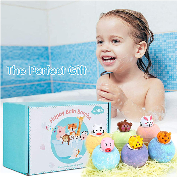 OEM Handmade Organic Natural Fizzy Kids Bath Bombs