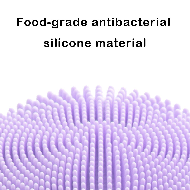 Deep Cleansing Rechargeable Silicone Face Scrubber Pore Purifying Electric Beauty Device Facial Cleansing Brush