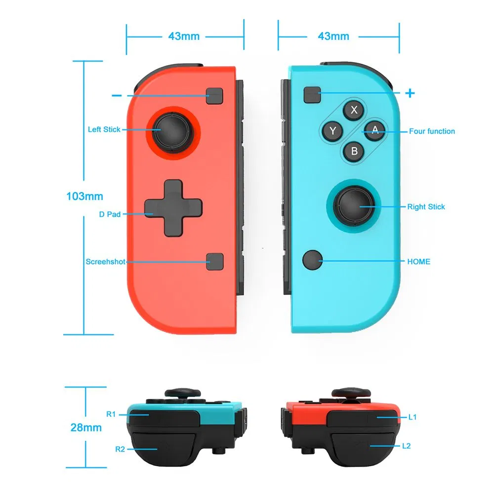 Беспроводной джойстик для Nintendo Switch, Lite и ПК