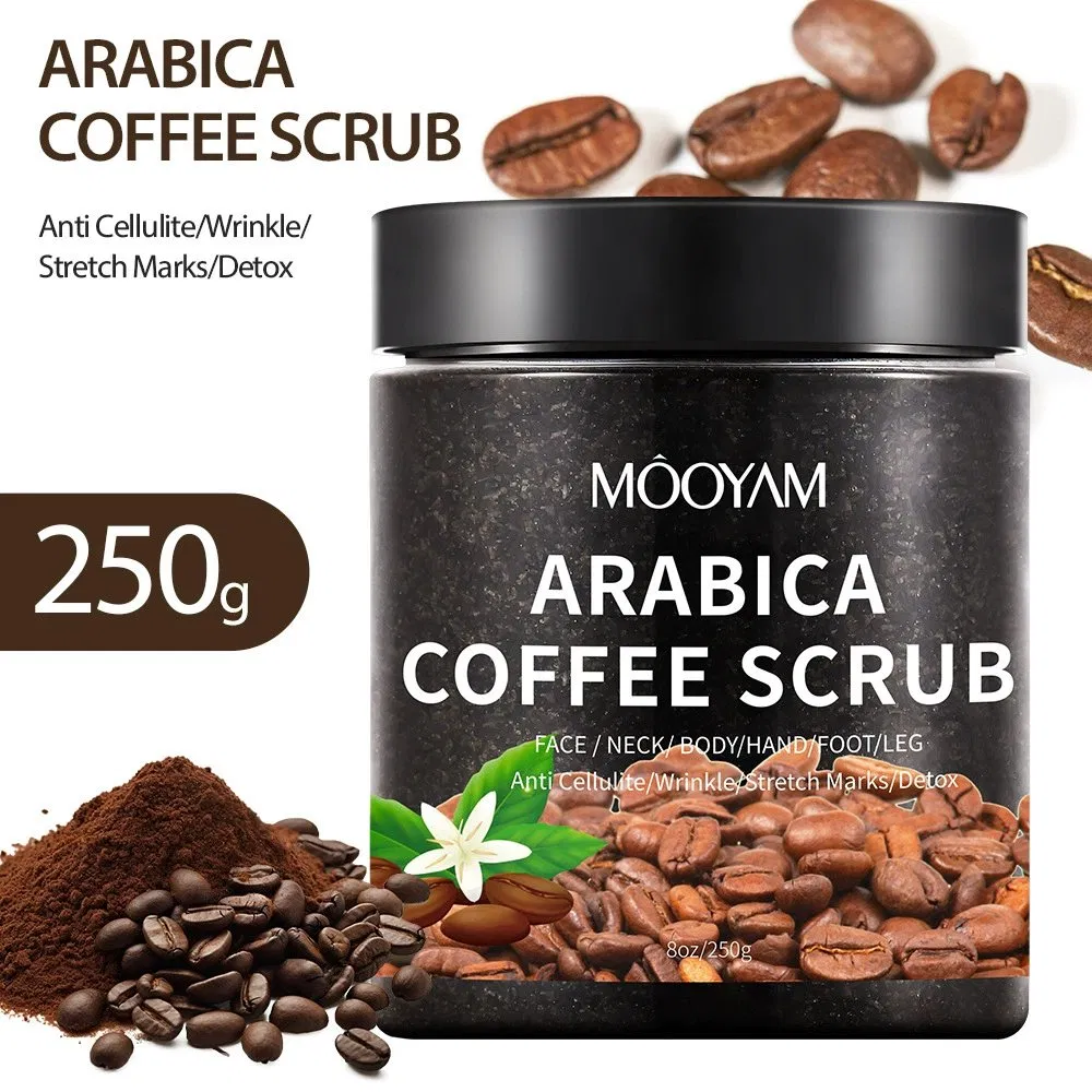 Natural Organic Coffee Scrub for Firming Lightening Exfoliating Face Body Beauty Treatment by Salon Organic Coffee Body Scrub