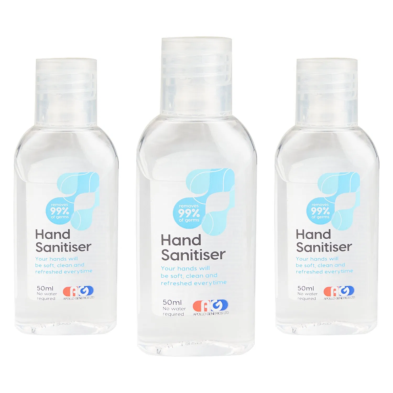 75% Alcohol Instant Waterless Antibacterial Hand Sanitizer Gel