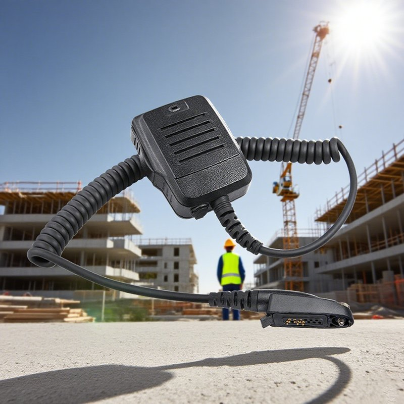 Portable Two-Way Radio Handheld Speaker Microphone Professional Microphone Speaker for Telephone Headsets