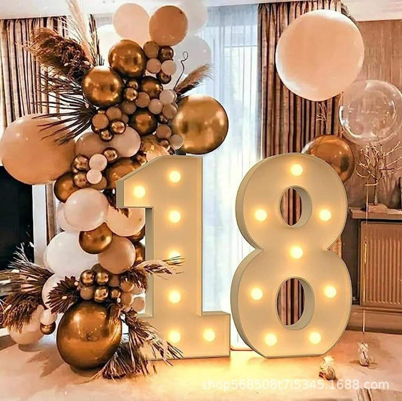 Wholesale 3FT 4FT 5FT Luminous Giant Letter Marquee for Rent