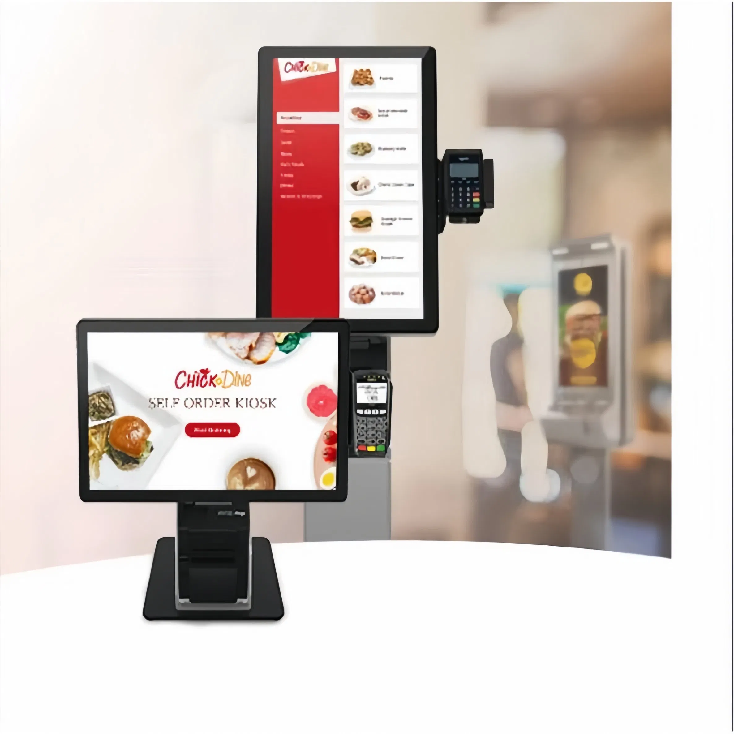 Smart Restaurant Self Service Kiosk Self Ordering Machine
