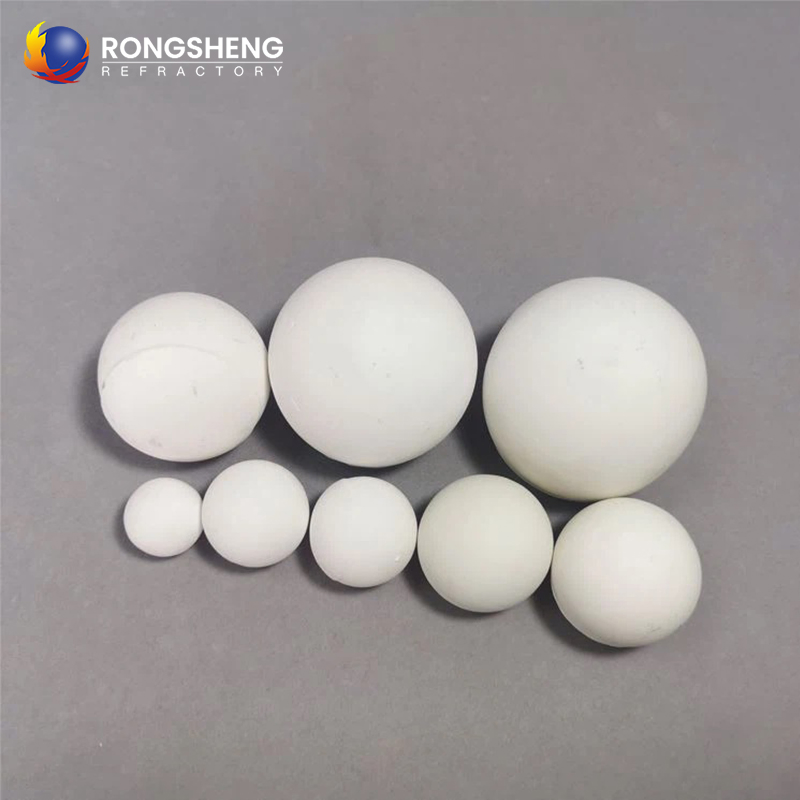 China High Alumina Ball Supplier High Quality Refractory Ceramic Grinding Ball Price