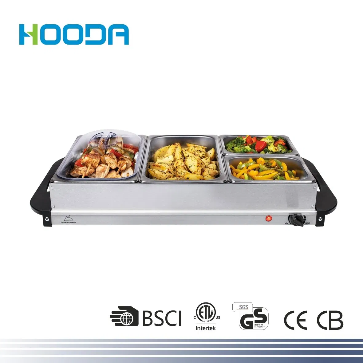 Stainless Steel Buffet Cater Equipment Soup Warmer