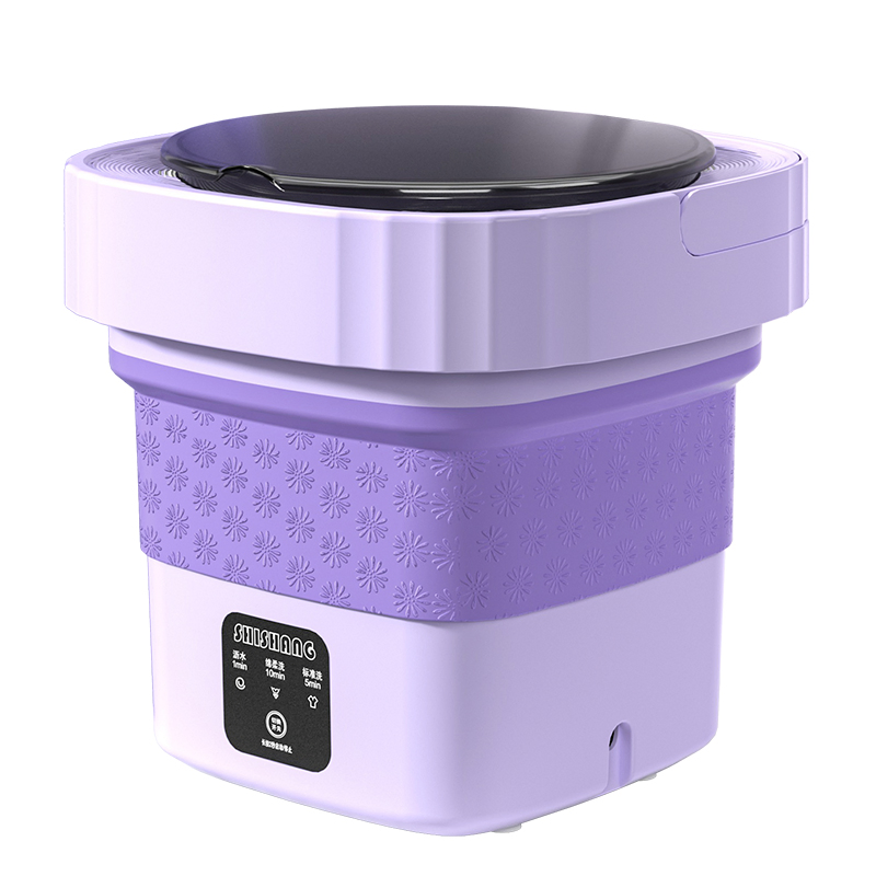 Fully Automatic Portable Folding Washing Machine/6L/Integrated Baby Clothing Washing and Stripping