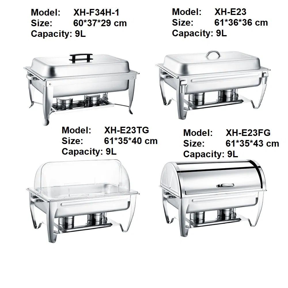 9L Standard Hotel Induction Buffet Food Warmer Chafing Dish