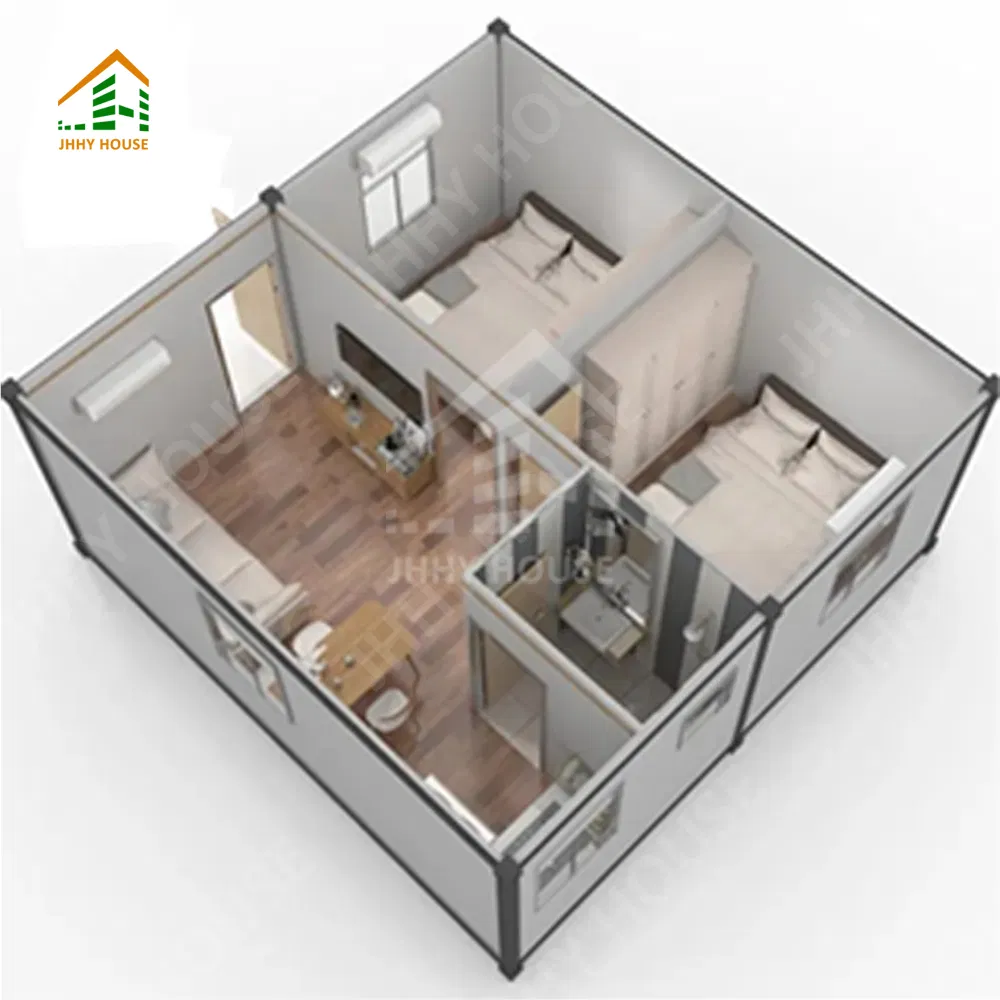 20 FT Prefabricated Homes Mobile Foldable Container House Prefab House