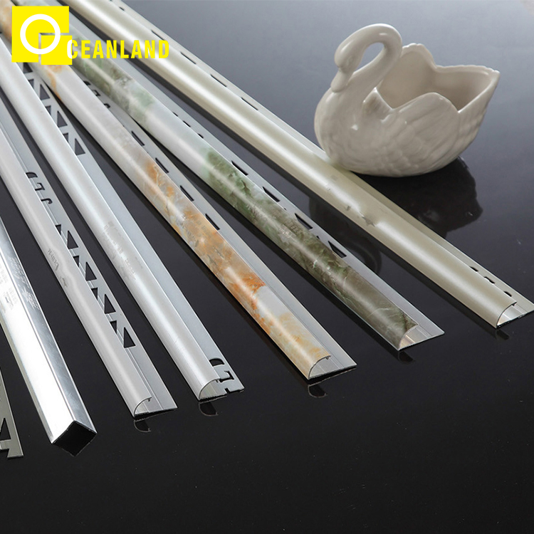 Foshan Customized Decorative Aluminum Gold Trim Tile Accessory