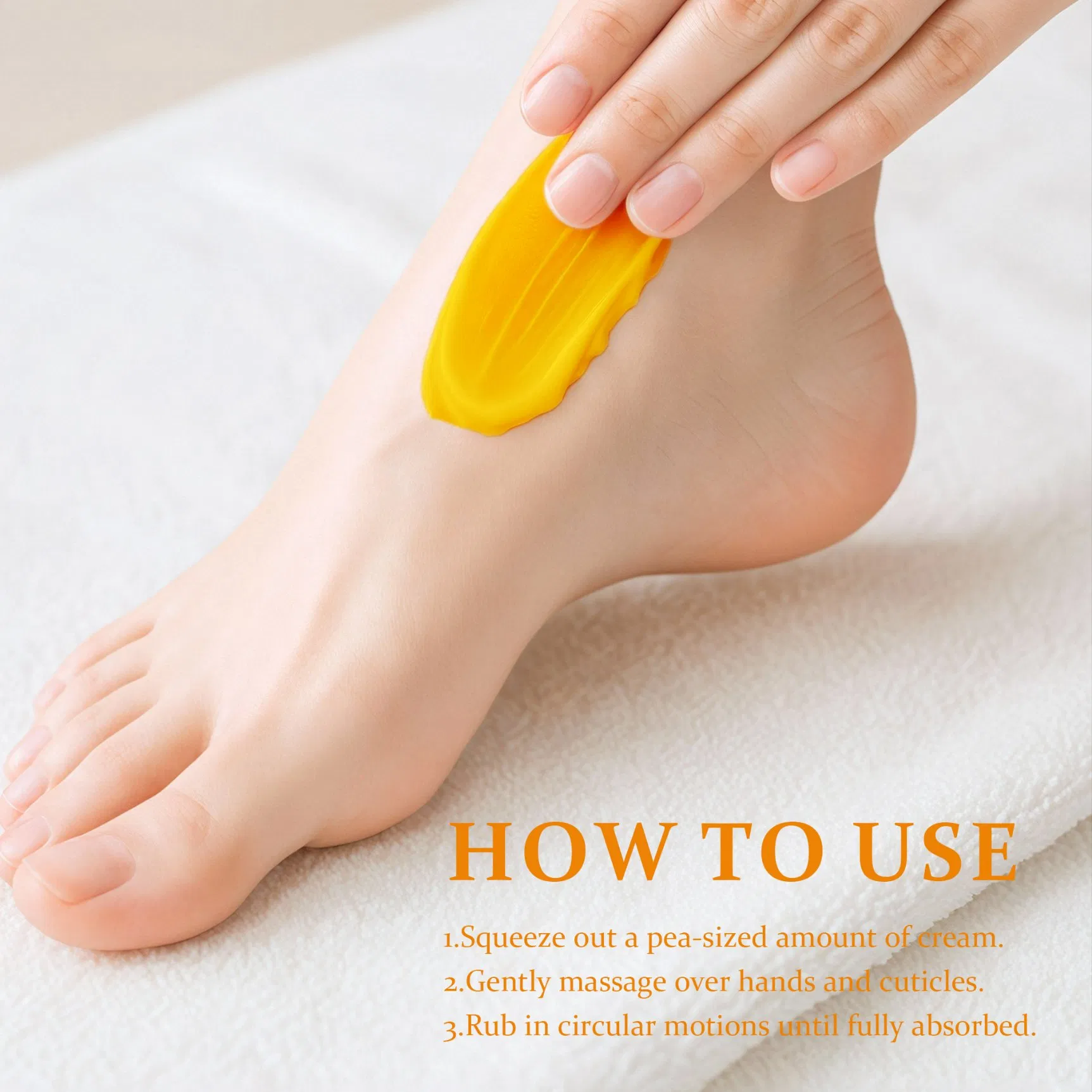 OEM Turmeric Foot Cream Hydrating Urea Cream