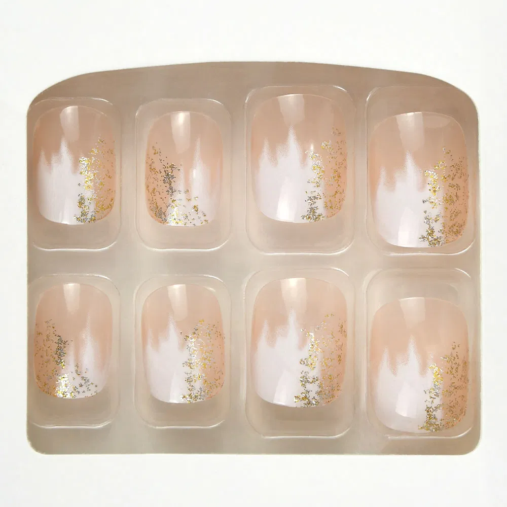 Handmade ABS Full Cover False Nail Kit Artificial Fake Press on Nails Art Set with Customized Box Packaging