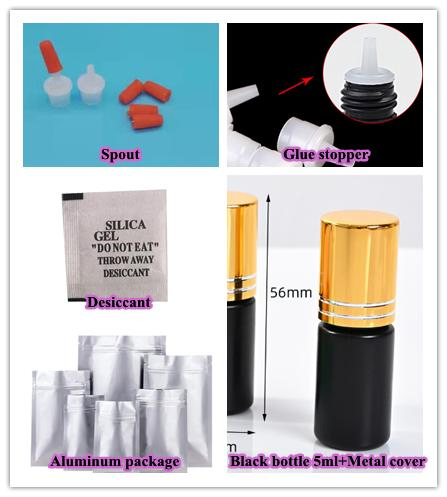 Custom Logo Low Humidity Professional 0.1-1 Sec Fast Drying Eyelash Extension Adhesive Waterproof Eye Lash Glue