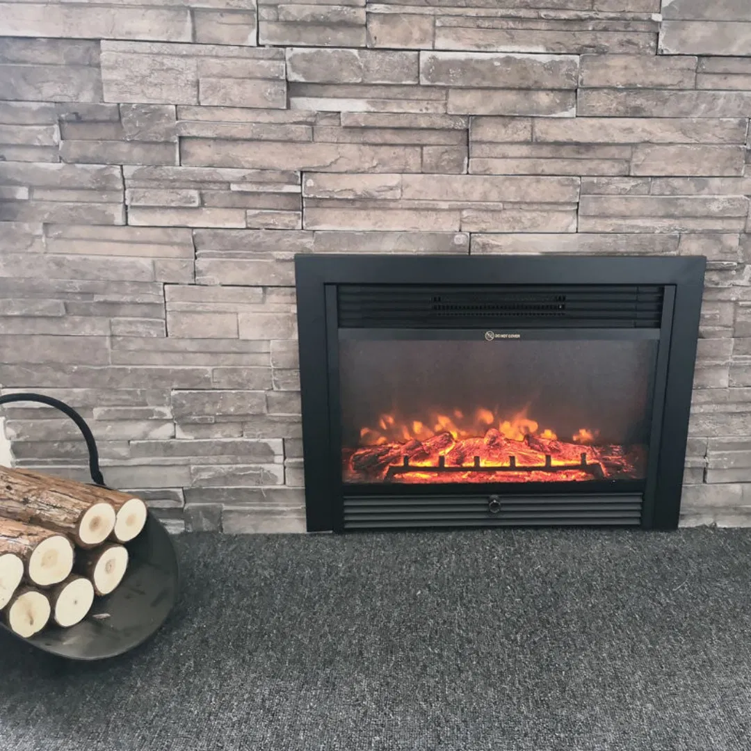 Wholesale Custom 220V Heat Burner 60/50/70 Inch 3 Side Glass Marble Fireplace