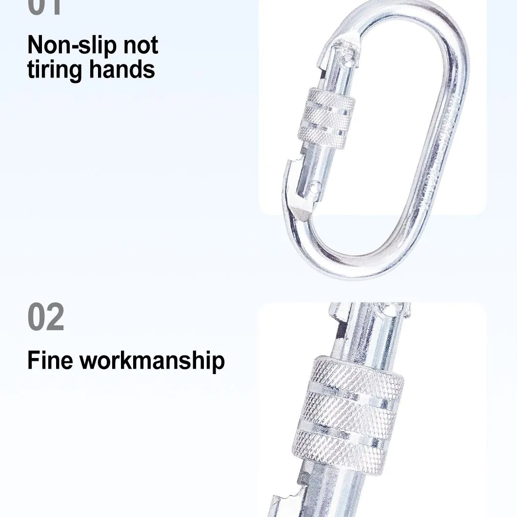 En362 361 355 Safety Lanyard Supplied with High-Strength Customized O-Type Hooks