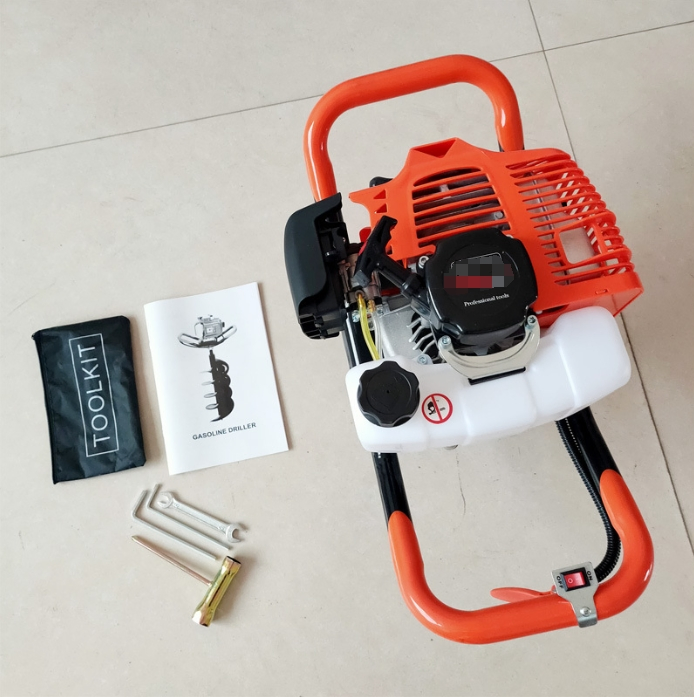 1e44f Gasoline Ground Drilling Small Agricultural Earth Auger