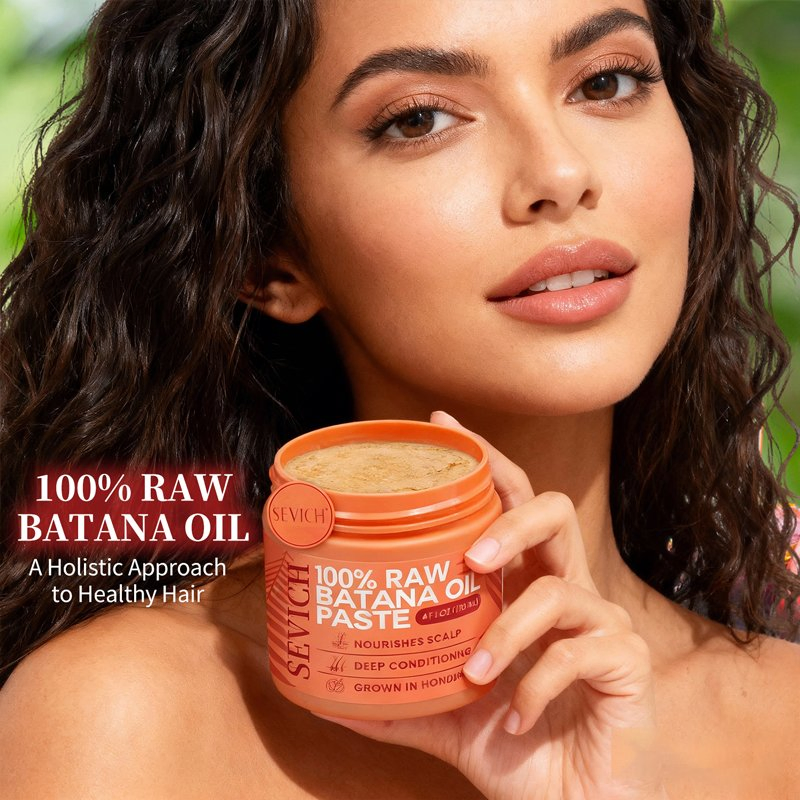 High Quality Batana Butter Private OEM Label Natural Damaged Hair Treatment Mask Anti Loss Hair Growth Batana Oil Raw Unrefined