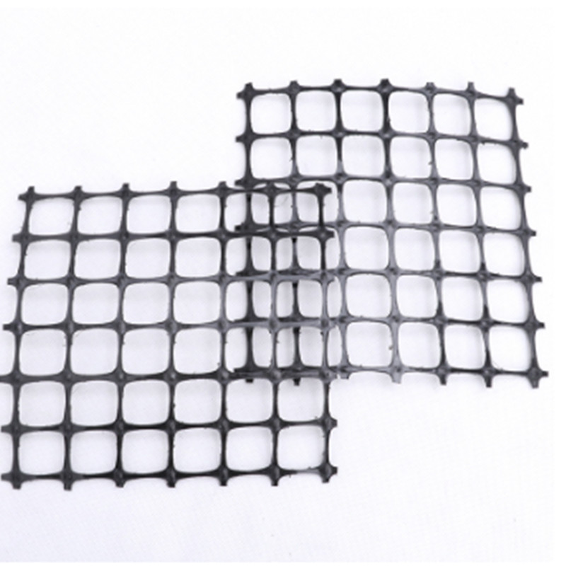 Biaxial Geogrid Geotextile Grid Plastic Grass Paver Grid Plain Polyester Geogrid