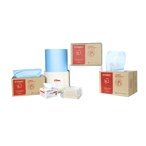 Sysbel Professional Quality White 900PCS/Roll, RoHS, Industrial Wiping Cloth (Roll) (SCR321W)