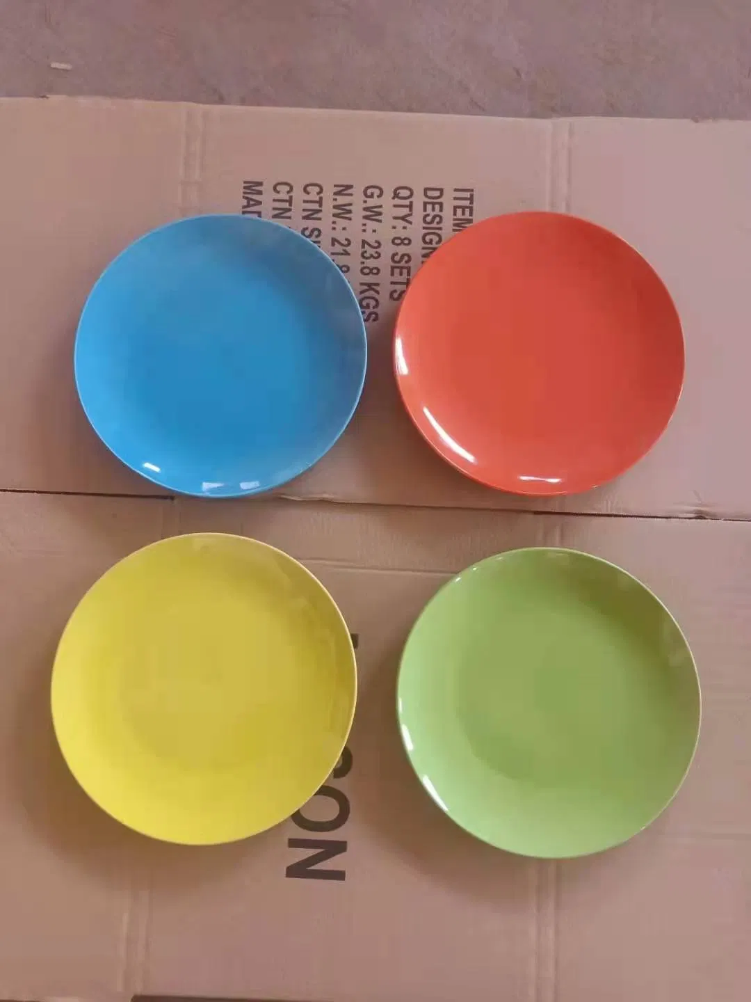 Colorful Custom Pattern Pad Printing Mixing Ceramic Bowl