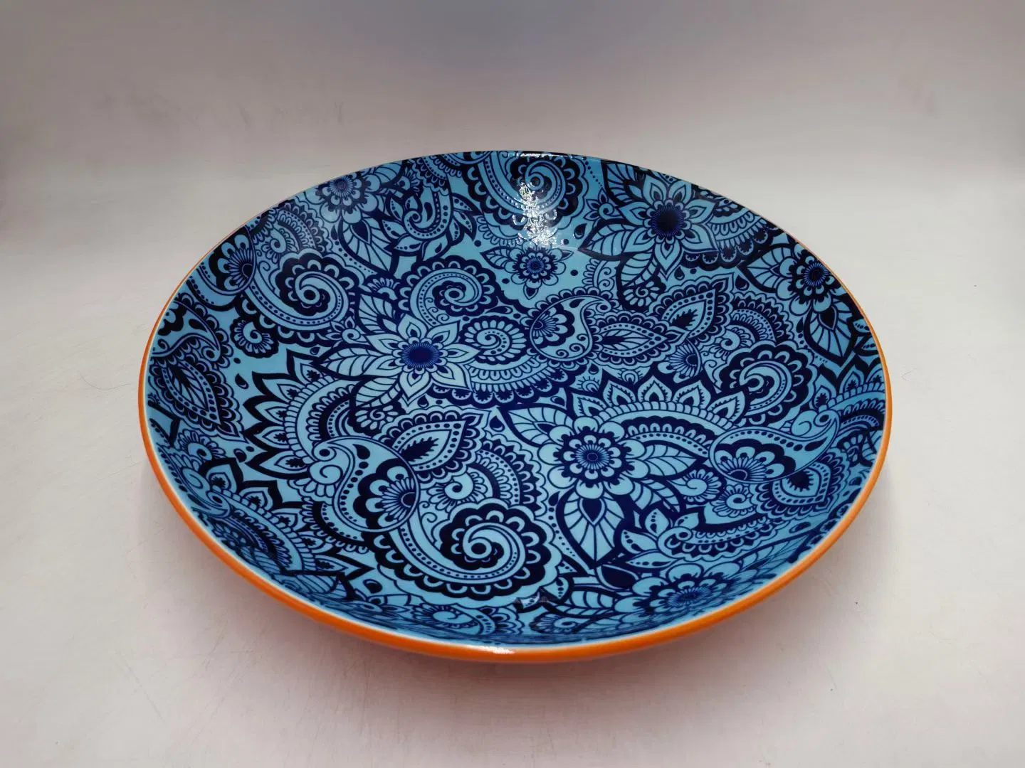 Rice Pasta Fuirt Plate Soup Bowl Size 12.75" Pad Printing Porcelain Ceramic Tableware