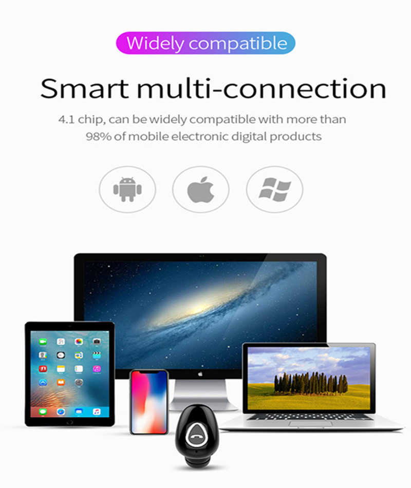 Mini Bluetooth Earphone Hidden Earbuds