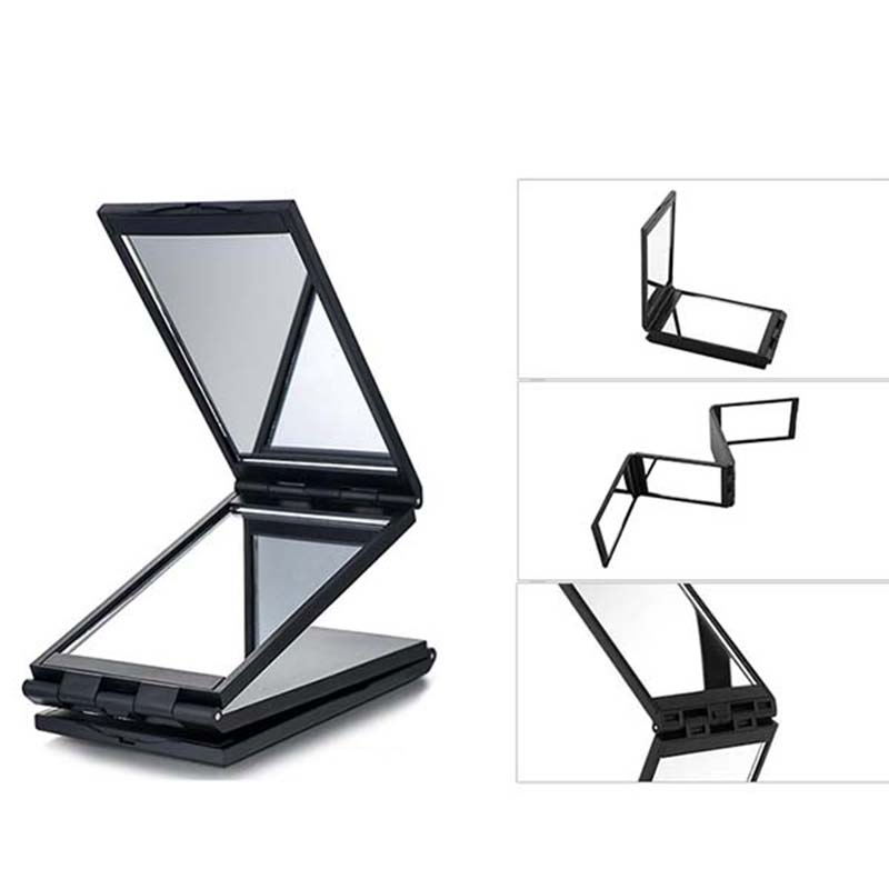 4 Panel Expandable Mirro Foldable Compact Cosmetic Make up Mirror