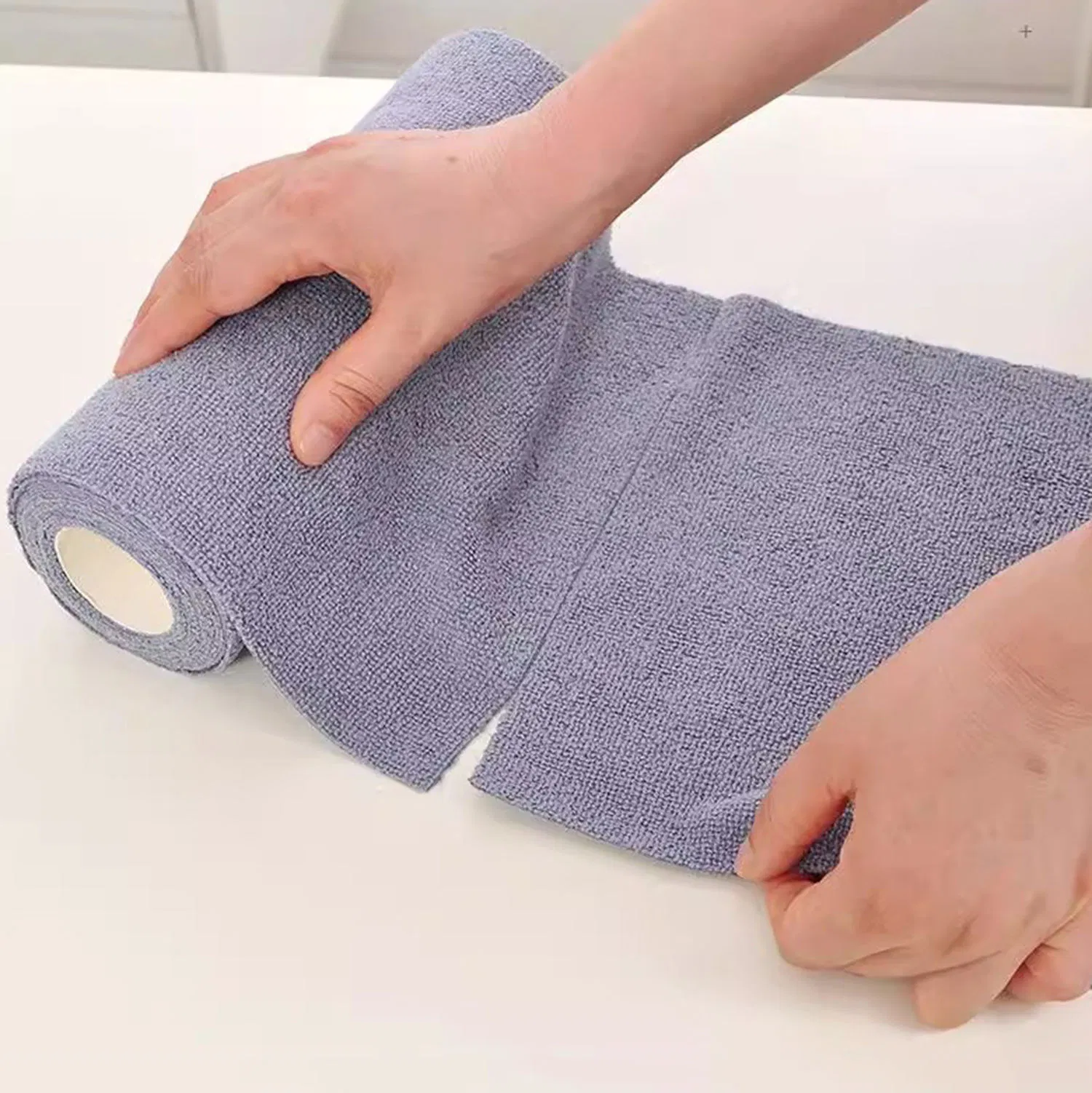 Microfiber Quick-Dry Cleaning Wipes Towel Roll Reusable for Kitchen Home Use