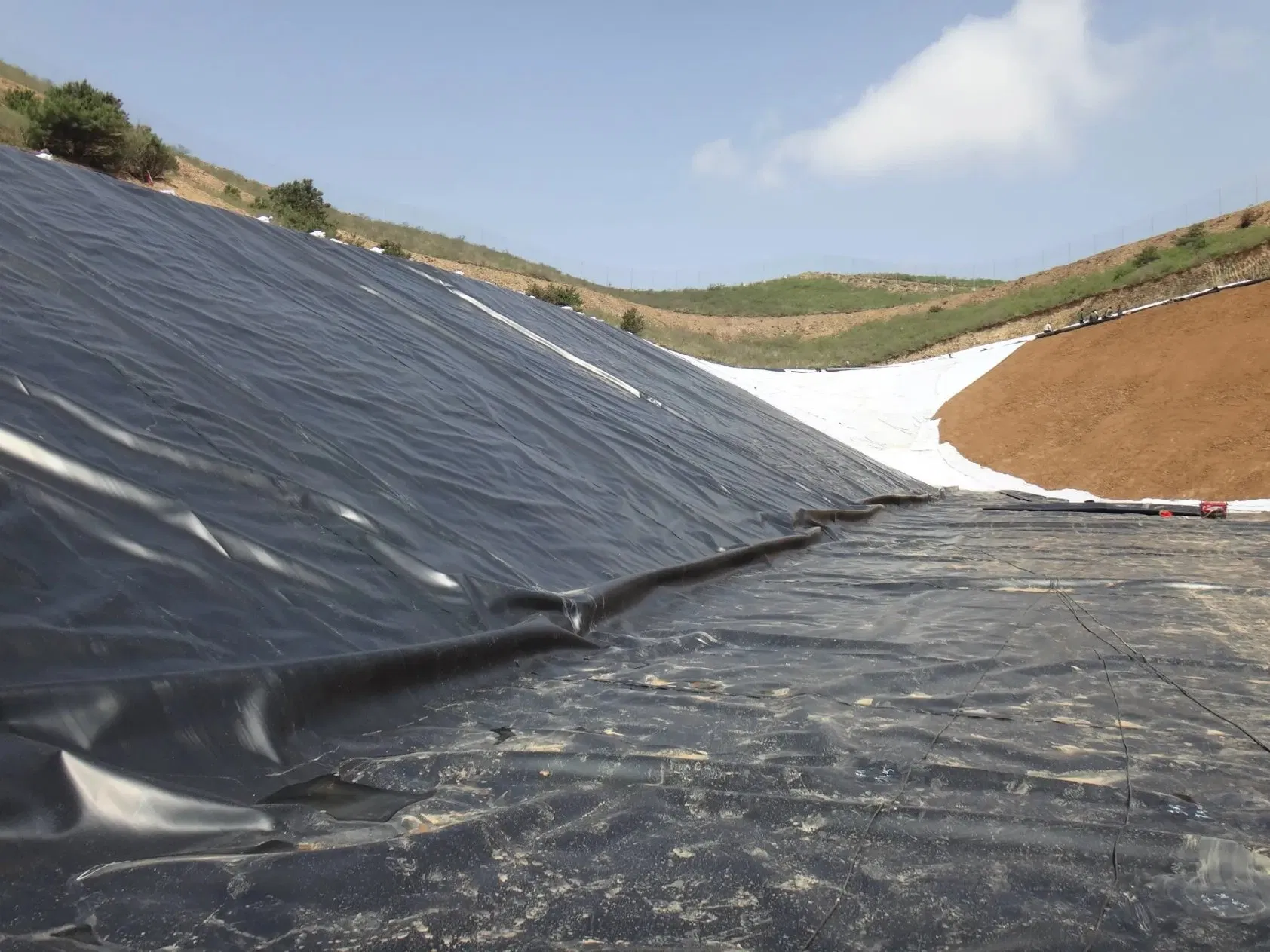 Factory Low Price 0.5mm 1.0mm 1.5mm HDPE Geomembrane Pond Liners