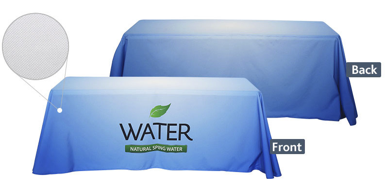 Custom Printed Polyester Exhibition Advertising Table Cover with Logo