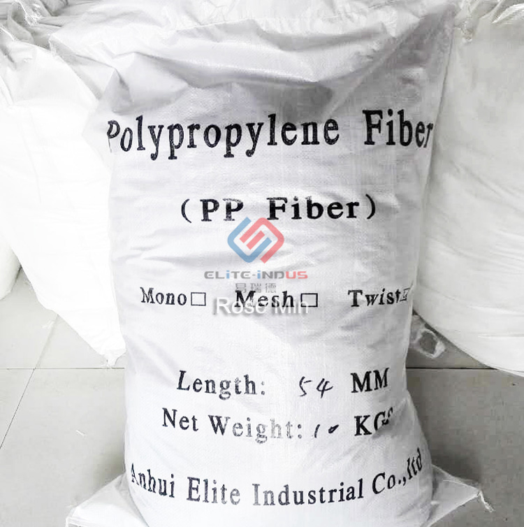 Crack Resistant Reinforced Twisted Bundle Polypropylene Fibre