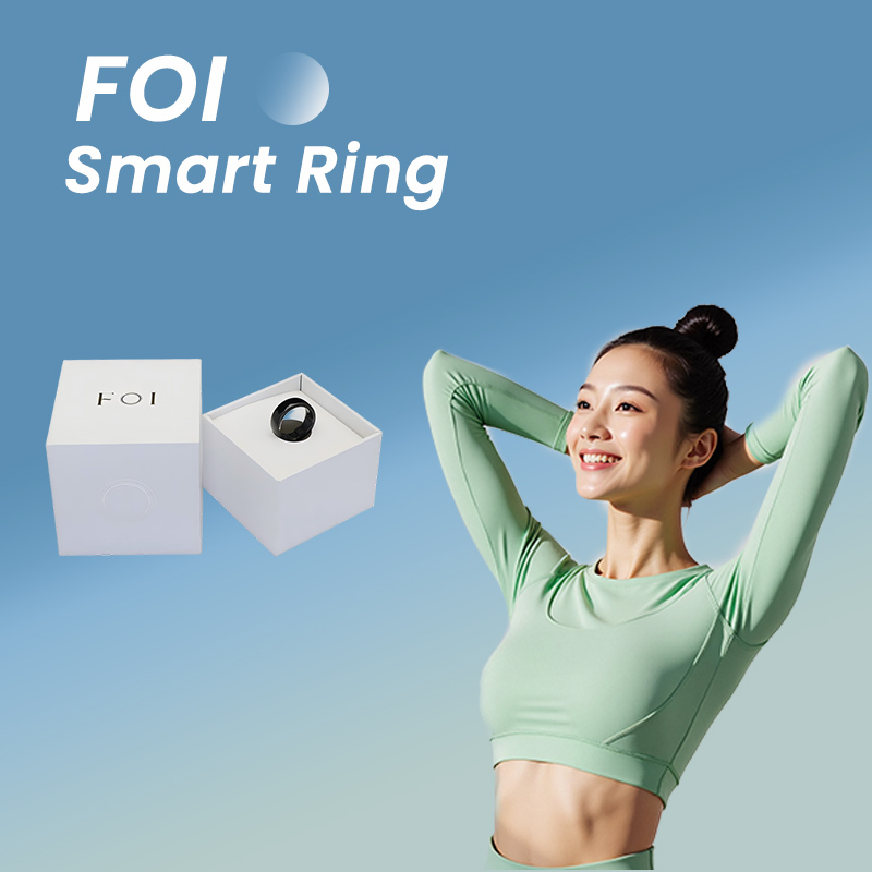 Future Gadgets Electronics and Heart Rate Variable Ring Smart Devices Metabolism Tracker Smart Ring Silver