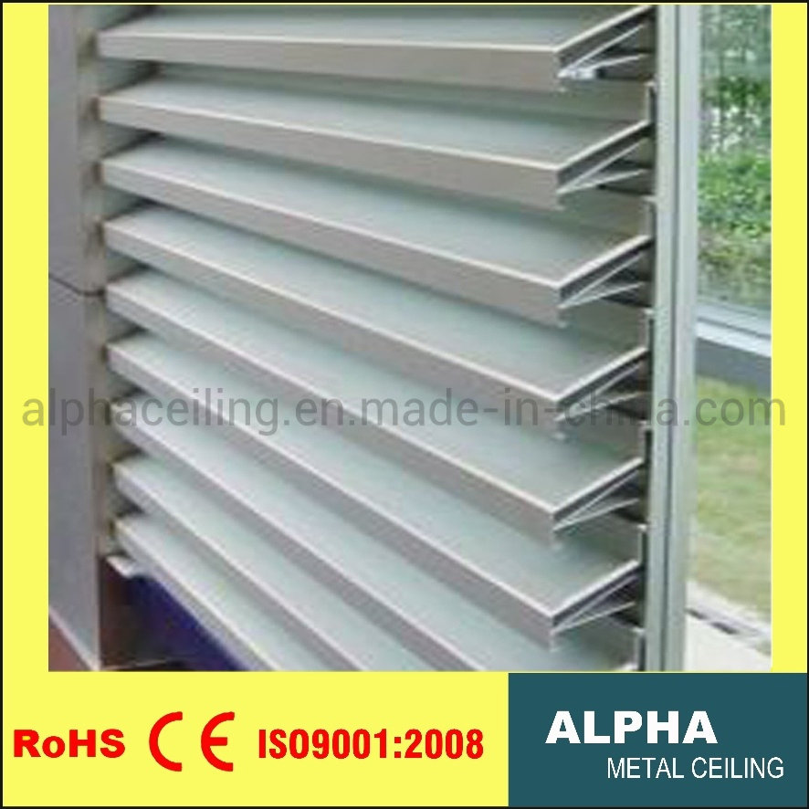 Metal Window Shutter Shade Aluminum Sun Louver 85/158/132s Aerobrise Louvers