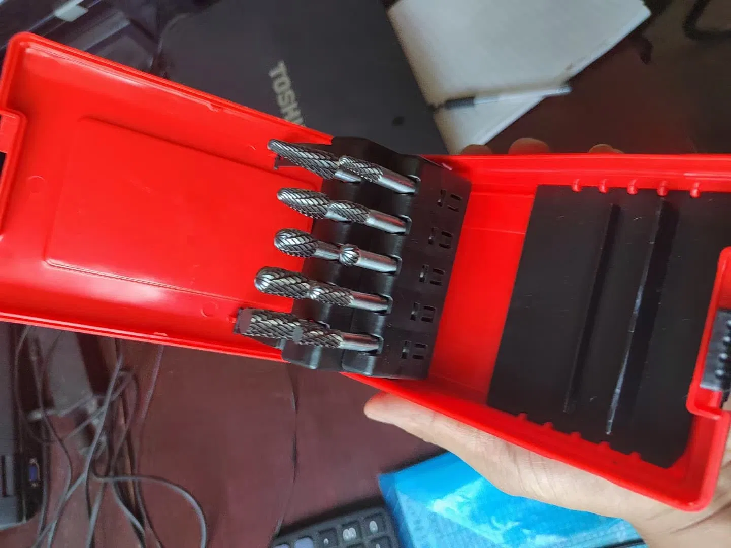 Набор карбидных фрез для гравировки и снятия заусенцев