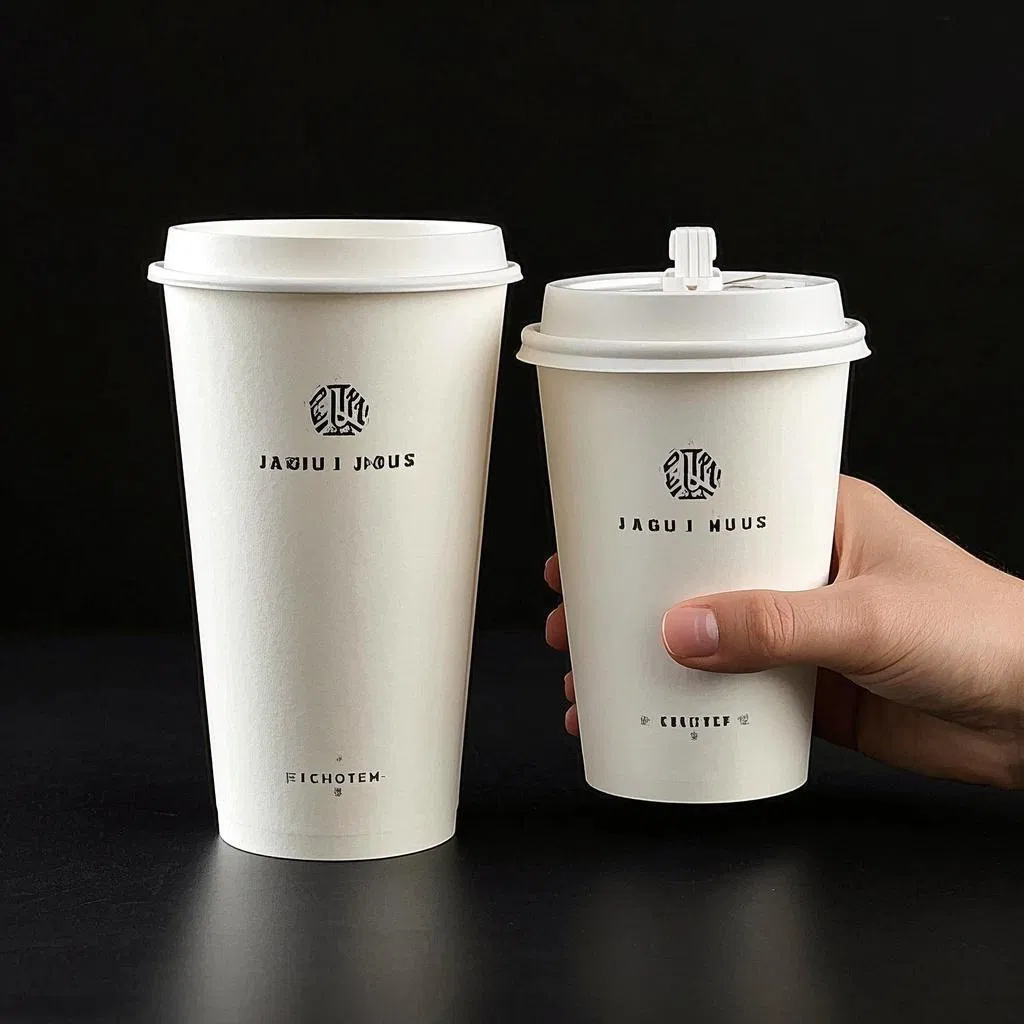 Composters Cardboard Eco Friendly Disposable Packaging Paper Disposable Coffee Cups