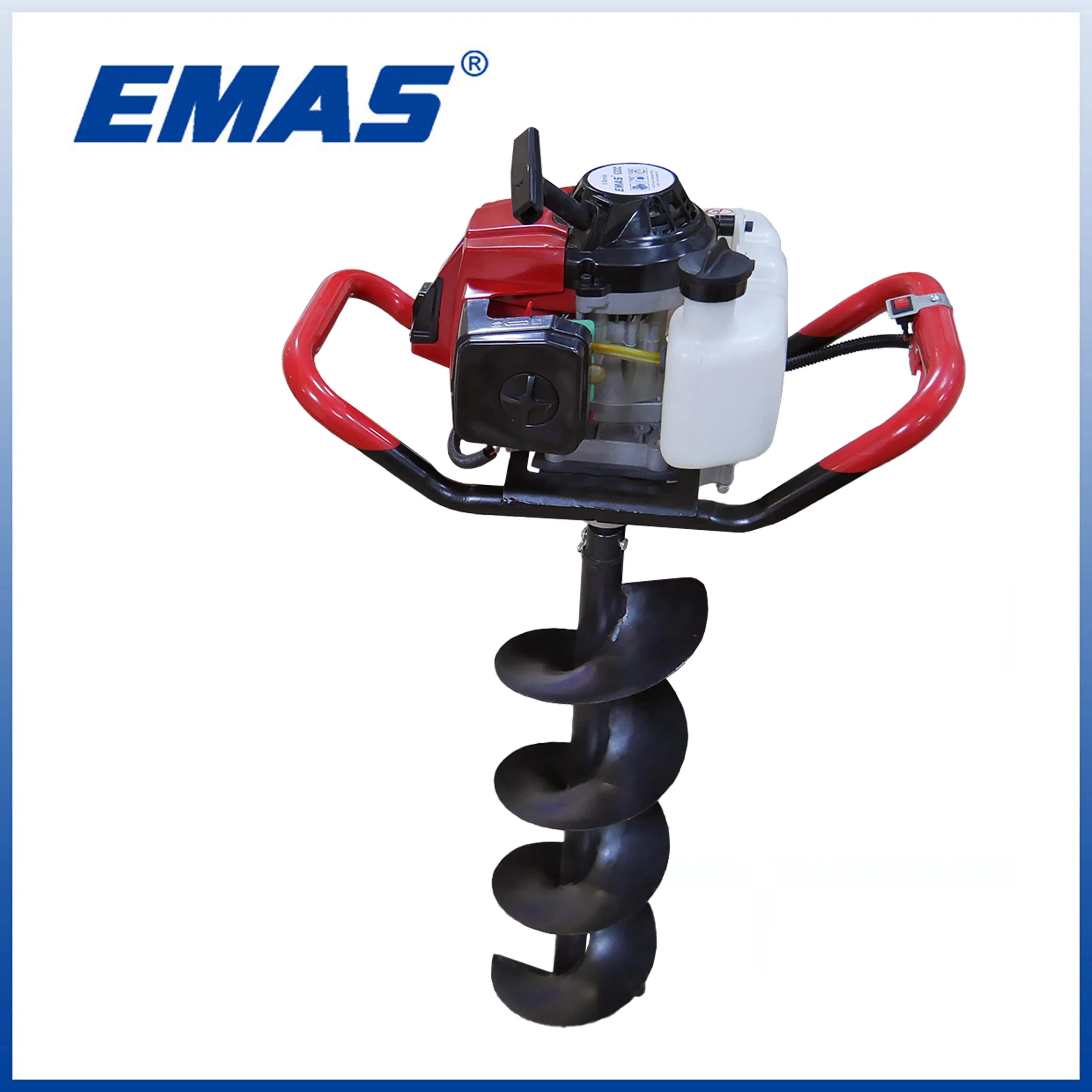 63cc Earth Auger Drill Digger Hand Push Hole Digger Ground Drill