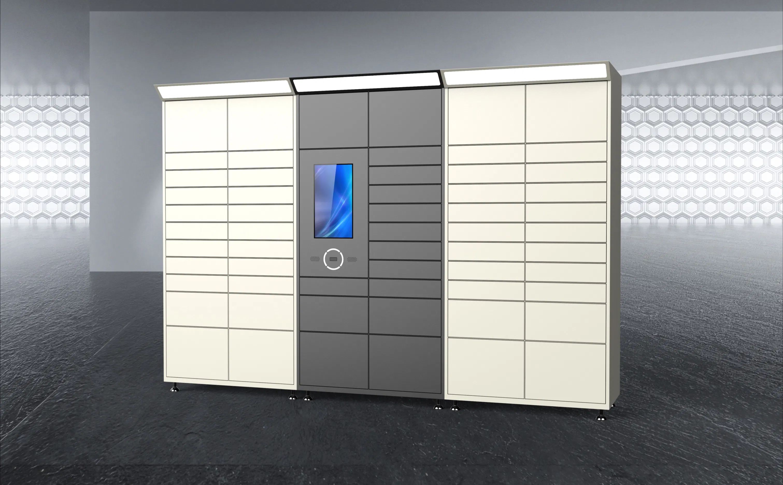 Durable Metal Parcel Locker for Secure Outdoor Deliveries