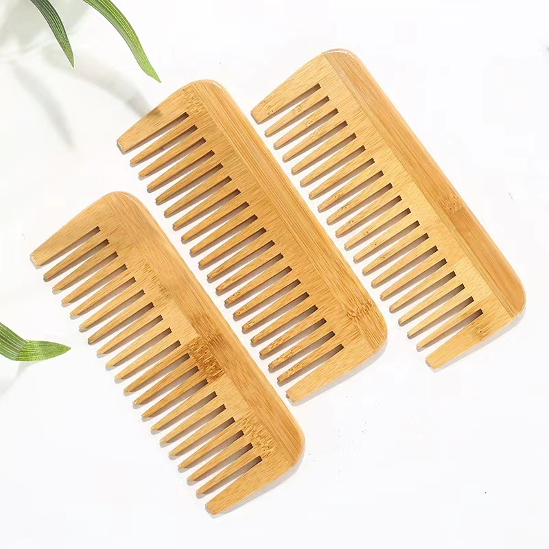 Bamboo Hair Comb Accept Customized